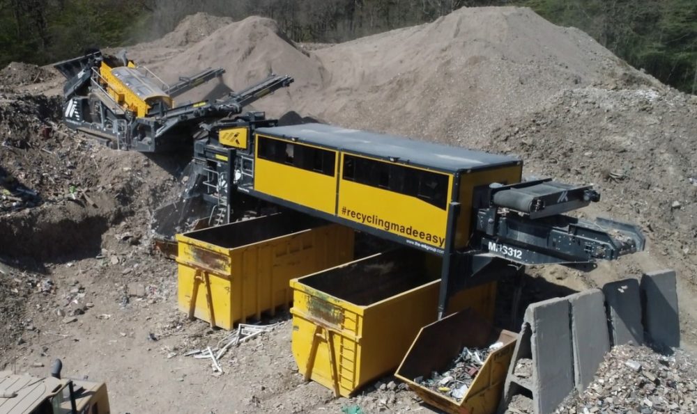 Mobile Waste Recycling Equipment | M&K Recycling | Rokbro